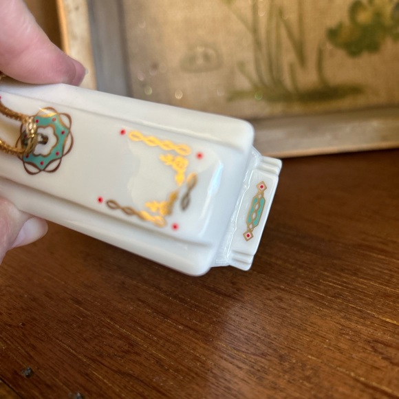 Lenox Christmas Ornament Yuletide Express Passenger Car Rare 1991, EUC Vintage - Picture 5 of 11